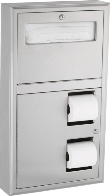 Combo Seat Cover and Toilet Paper Dispenser #BO0B3479000 Combo Seat Cover and Toilet Paper Dispenser #BO0B3479000