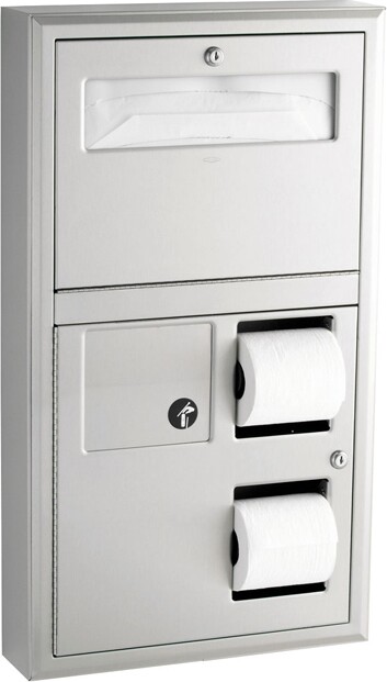 Combo Seat Cover and Toilet Paper Dispenser #BO0B3579000 Combo Seat Cover and Toilet Paper Dispenser #BO0B3579000