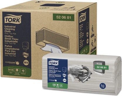 Tork Chiffons pour nettoyage industriel plis-multiples #SC520681000 Tork Chiffons pour nettoyage industriel plis-multiples #SC520681000