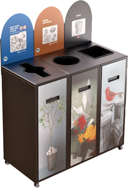 MULTIPLUS 3-Stream Recycling Station 87L #NIMU8703P1NOI MULTIPLUS 3-Stream Recycling Station 87L #NIMU8703P1NOI