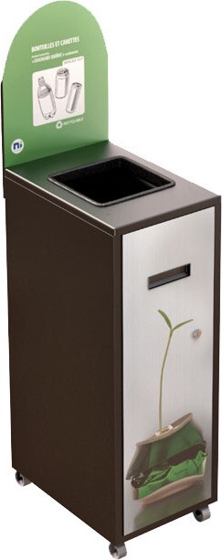 MULTIPLUS Station de recyclage avec couvercle 120L #NIMU120P1CONOI MULTIPLUS Station de recyclage avec couvercle 120L #NIMU120P1CONOI