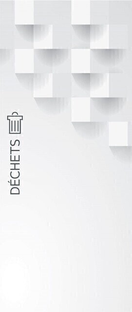 Autocollant "Déchets" pour station Multiplus #NIWASTEP858