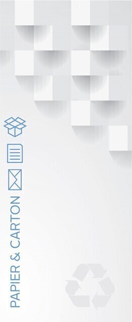 "Paper / Cardboard" Sticker for Multiplus Station #NIPACAP858L "Paper / Cardboard" Sticker for Multiplus Station #NIPACAP858L