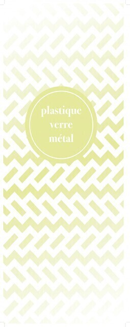 Autocollant "Plastique / Verre / Métal" pour station Multiplus #NI0PVMP7120 Autocollant "Plastique / Verre / Métal" pour station Multiplus #NI0PVMP7120