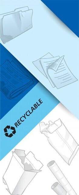 "Mixed Recycling" Sticker for Multiplus Station #NIMIXTP558L "Mixed Recycling" Sticker for Multiplus Station #NIMIXTP558L