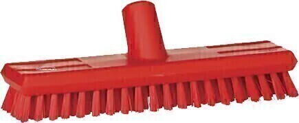Brosse lave-pont alimentée en eau avec fibres extra-ferme, 10-3/4" #TQ0JL545000