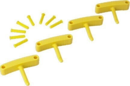 Crochet de rechange pour support mural Vikan #TQ0JO812000 Crochet de rechange pour support mural Vikan #TQ0JO812000