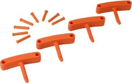 Vikan Wall Bracket Replacement Hooks #TQ0JO814000 Vikan Wall Bracket Replacement Hooks #TQ0JO814000
