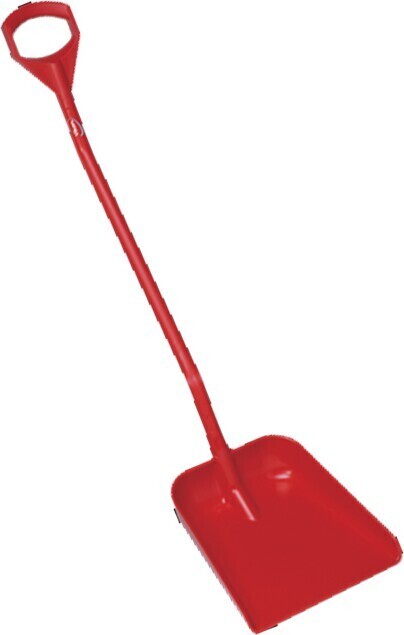 Ergonomic 13" Plastic Shovel with 51" Handle #TQ0JO982000