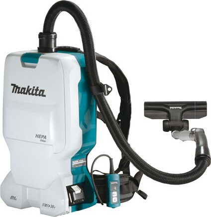 Makita LXT Cordless Backpack Vacuum Cleaner, 1.58 US Gal #TQUAL807000