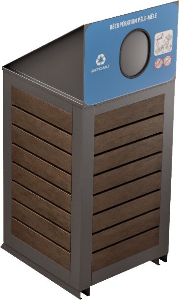CHARLEVOIX Station de recyclage extérieur 110L #NICHA110ASH CHARLEVOIX Station de recyclage extérieur 110L #NICHA110ASH