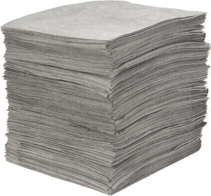 Universal Sorbent Pads, 15" x 18", 25 gal #TQ0SGC49000