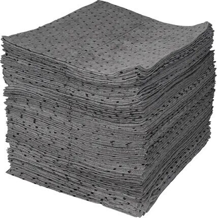 Universal Sorbent Pads, 15" x 18", 25 gal #TQ0SEJ94000