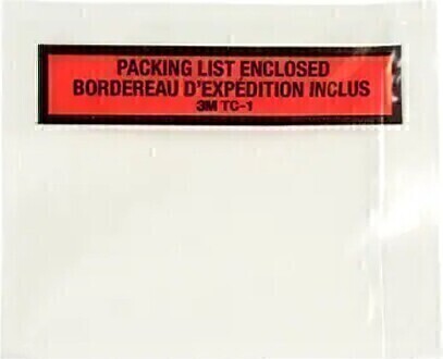 Enveloppe pour bordereau d'expédition bilingue #3M000TC1000 Enveloppe pour bordereau d'expédition bilingue #3M000TC1000