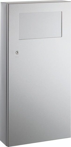 TRIMLINE Poubelle murale en acier inoxydable 3 gal #BO035639000 TRIMLINE Poubelle murale en acier inoxydable 3 gal #BO035639000