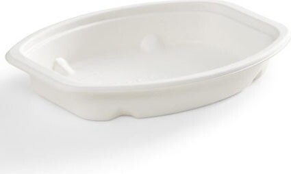 Oval Bagasse Take Out Container 12 oz #EC400926000