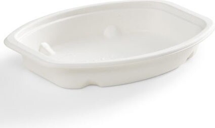 Oval Bagasse Take Out Container 12 oz #EC400926000 Oval Bagasse Take Out Container 12 oz #EC400926000