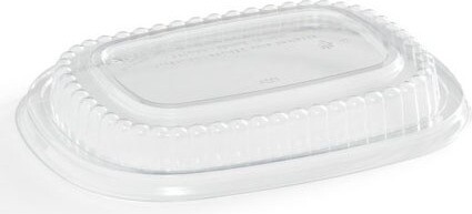 Couvercle en plastique recyclable pour contenant ovale de 22 oz #EC4009263000 Couvercle en plastique recyclable pour contenant ovale de 22 oz #EC4009263000