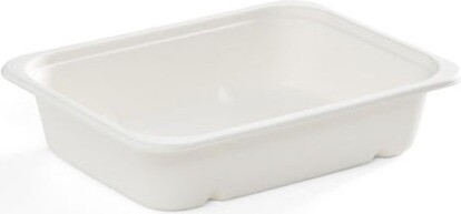 Contenant pour emporter rectangle en bagasse de 32 oz #EC4009266000