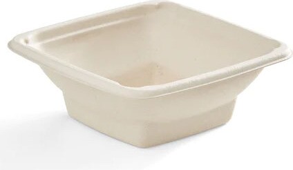 Square Bamboo Container of 28 oz 7'' x 7'' #EC400927000