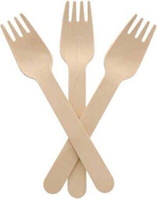 Ustensils en bois de bouleau de 6'' #EC750054200 Ustensils en bois de bouleau de 6'' #EC750054200