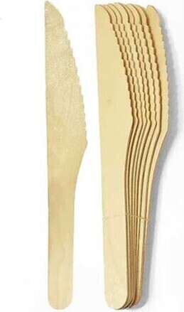 Ustensiles compostables en bois de bouleau #EC750009700 Ustensiles compostables en bois de bouleau #EC750009700