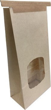 Kraft Coffee Bags with Tie and Gap #EC117003900 Kraft Coffee Bags with Tie and Gap #EC117003900