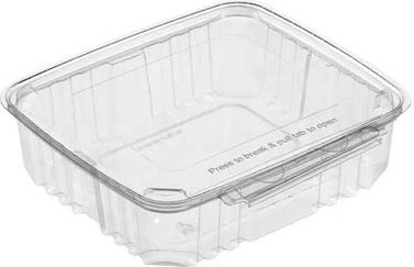 Sécurité Recyclable Plastic Clear Container #EC419514800 Sécurité Recyclable Plastic Clear Container #EC419514800