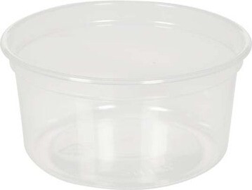 Contenant rond en plastique recyclable #EC419911200 Contenant rond en plastique recyclable #EC419911200
