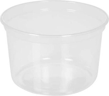 Contenant rond en plastique recyclable #EC419911600 Contenant rond en plastique recyclable #EC419911600