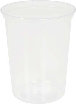 Contenant rond en plastique recyclable #EC419913200 Contenant rond en plastique recyclable #EC419913200