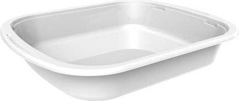Contenant pour emporter refermable en plastique recyclable #EC450117600 Contenant pour emporter refermable en plastique recyclable #EC450117600