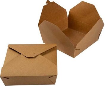 Take out Kraft Resealable Box #EC703943500 Take out Kraft Resealable Box #EC703943500