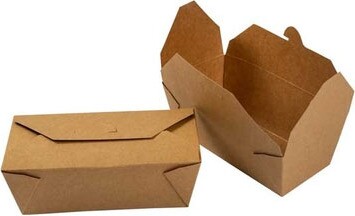Take out Kraft Resealable Box #EC703943700 Take out Kraft Resealable Box #EC703943700