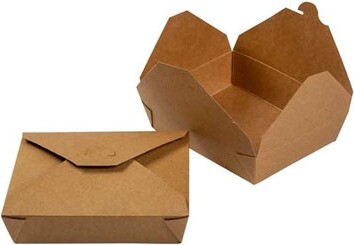 Take out Kraft Resealable Box #EC703943900 Take out Kraft Resealable Box #EC703943900