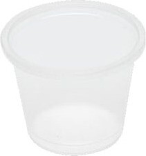 Contenant à portion en plastique recyclable #EC755067900