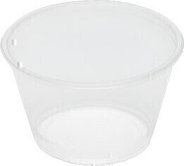 Contenant à portion en plastique recyclable #EC755068500 Contenant à portion en plastique recyclable #EC755068500