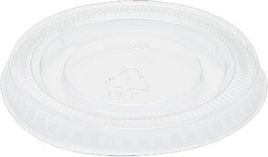 Recyclable Plastic Lid for Kraft Portion Cup #EC755069900