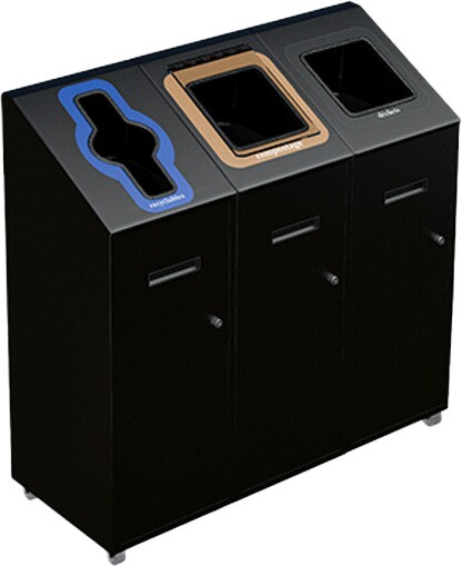 TRANSIT 3-Streams Recycling Station 87L #NITR8703NOI TRANSIT 3-Streams Recycling Station 87L #NITR8703NOI
