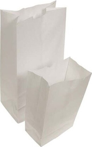 Sac en papier blanc compostable #EC130011000