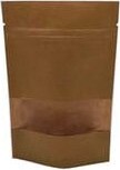 Paper Bag with a Window and Poly Interior #EC300480000