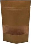 Paper Bag with a Window and Poly Interior #EC300480100