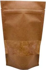 Paper Bag with a Window and Poly Interior #EC300480300