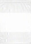 Sac imprimé blanc avec fermeture à glissière #EC300453600 Sac imprimé blanc avec fermeture à glissière #EC300453600