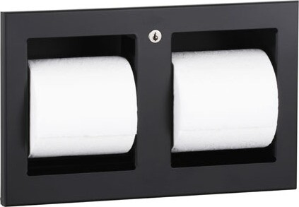 Distributeur double de papier hygiénique encastré #BO035883MBK Distributeur double de papier hygiénique encastré #BO035883MBK