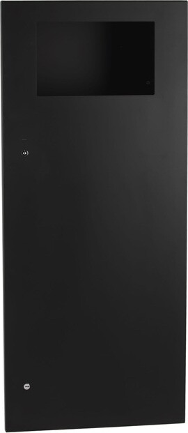 TRIMLINE Wall Mounted Stainless Steel Waste Receptacle 12 Gal #BOB35643MBK TRIMLINE Wall Mounted Stainless Steel Waste Receptacle 12 Gal #BOB35643MBK