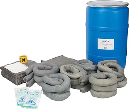 Trousse de déversement en baril 55 gallons #TQSGD800000