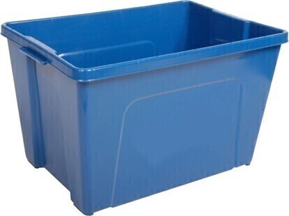 Bac de recyclage de bureau 64 litres bleu #NI006028400