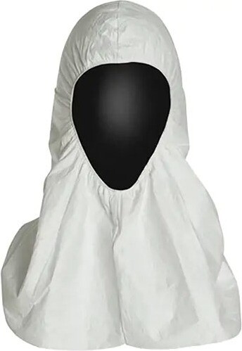 Cagoule à enfiler blanche en tyvek #TQ0TY657S000