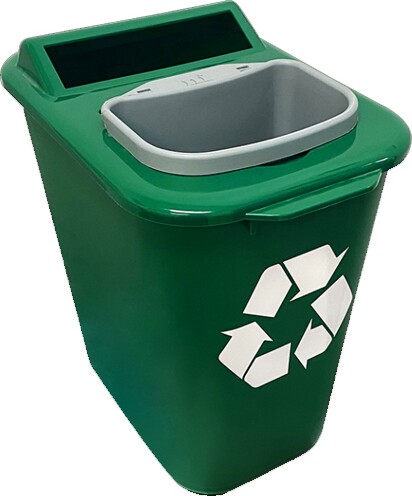 MOBILIA Recycling Bin with Lid 26L #NIMOB26DUOV